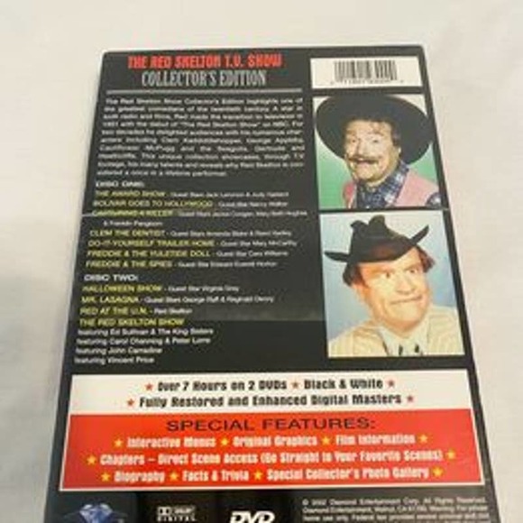 NWT Red Skeleton Television Show Collectors Edition 2 Pack DVD Set - Picture 2 of 2